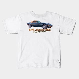 1973 Jaguar XKE E-Type Convertible Kids T-Shirt